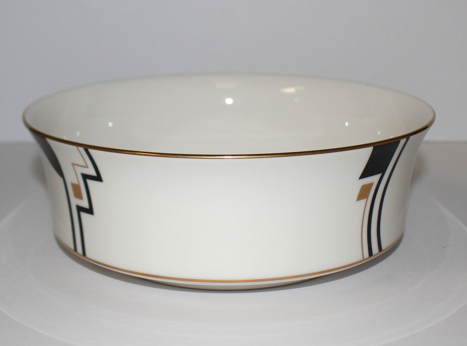 NORITAKE Portfolio 7736 Art Deco 8.25&quot; Round Vegetable Serving Bowl