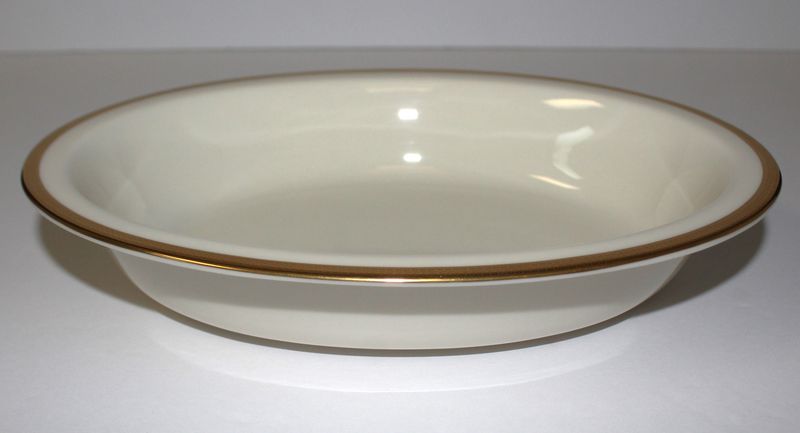 Lenox Tuxedo 9 5/8&quot; Oval Vegetable Serving Bowl, Gold Backstamp