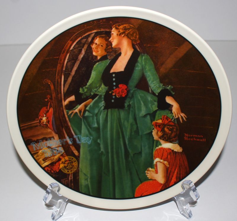 Norman Rockwell “GRANDMA'S COURTING DRESS” 1984 Mother’s Day Collector Plate
