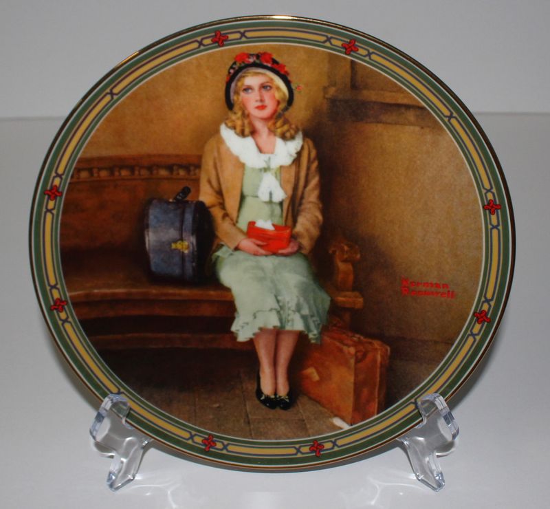 Norman Rockwell's American Dream “A YOUNG GIRLS DREAM” 1985 Collector Plate