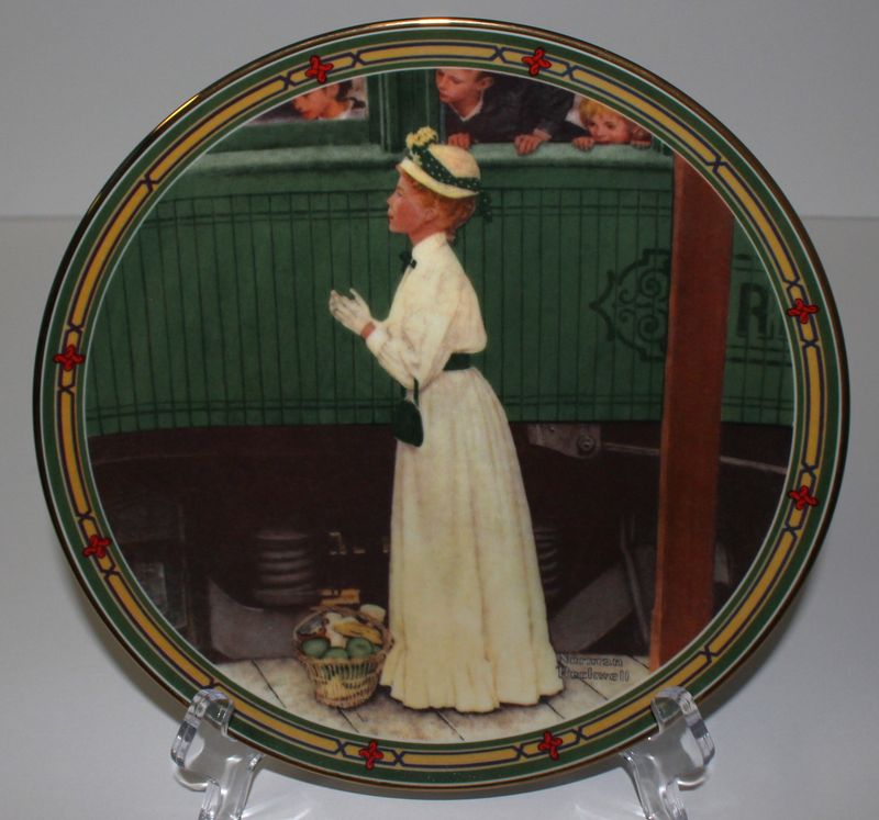 Norman Rockwell's American Dream “A MOTHER'S WELCOME” 1986 Collector Plate w/COA