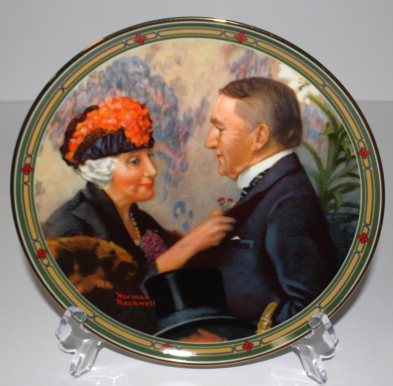 Norman Rockwell's American Dream “LOVE'S REWARD” 1987 Collector Plate with COA