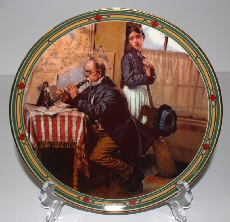 Norman Rockwell's American Dream “THE MUSICIAN'S MAGIC” 1986 Collector Plate