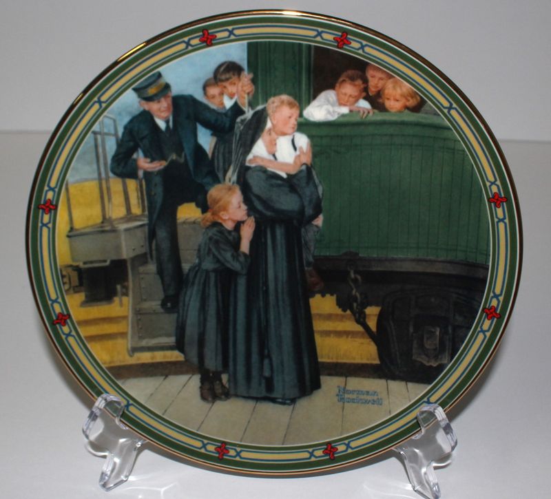 Norman Rockwell's American Dream “AN ORPHAN'S HOPE” 1987 Collector Plate w/ COA