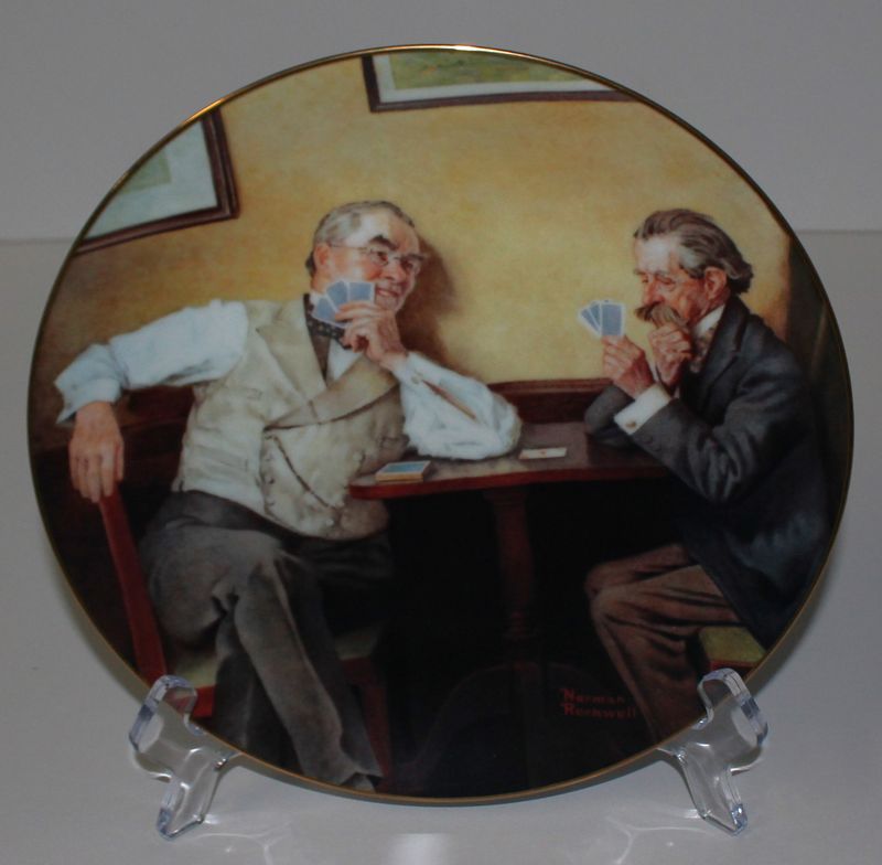 Norman Rockwell's Golden Moments “BEST FRIENDS” 1988 Collector Plate with COA
