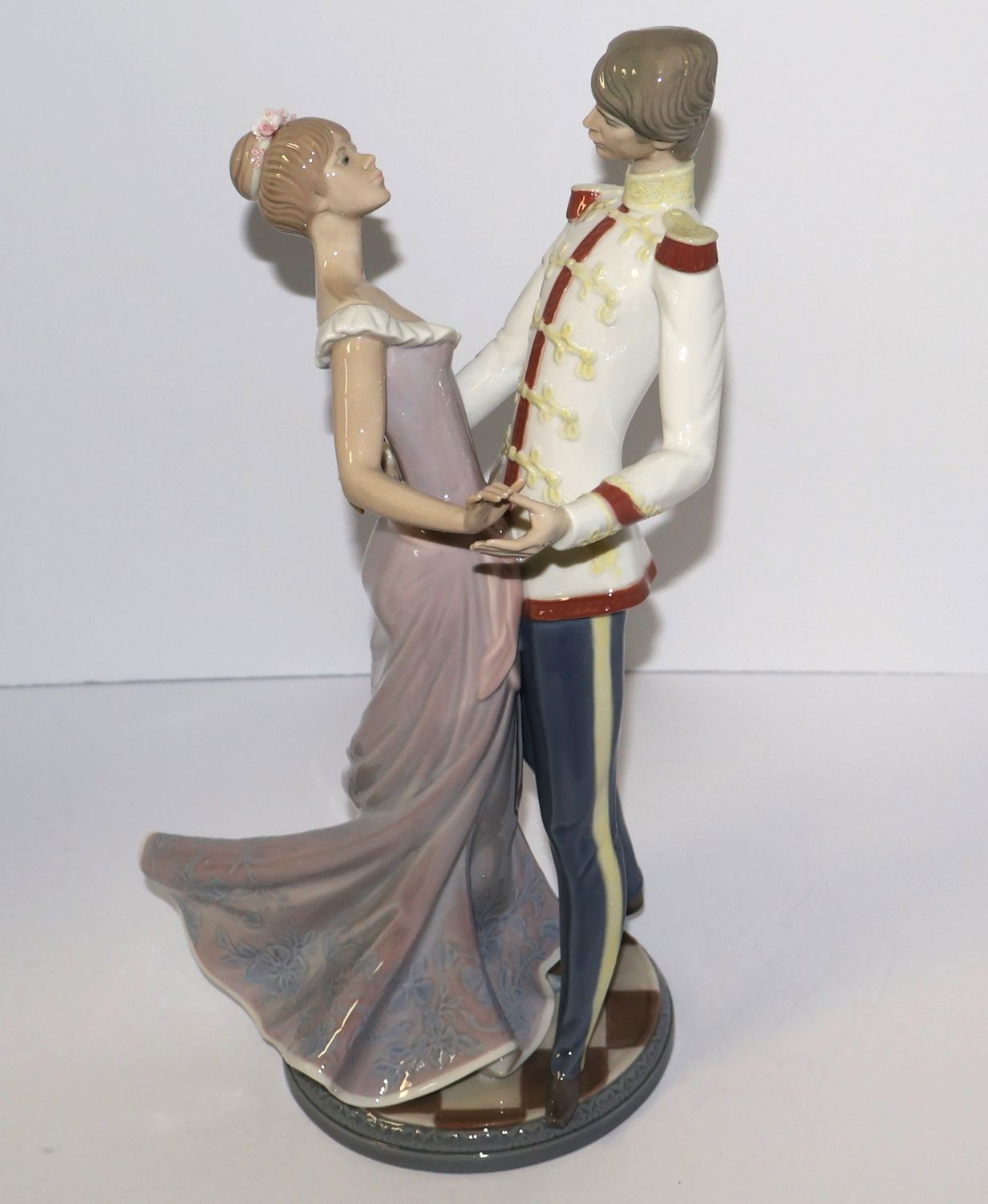 Lladro “At The Ball” #5398 Dancing Couple 14” Porcelain Figurine - Original Box