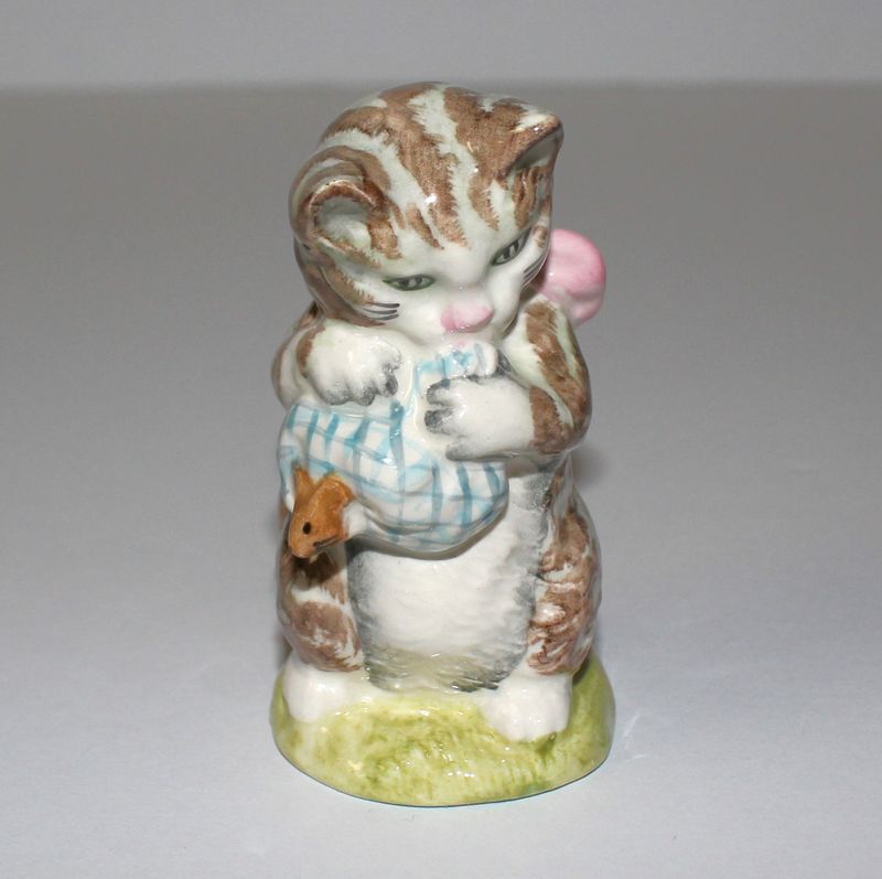Beswick "Miss Moppet" Beatrix Potter’s Porcelain Cat Figurine with Box - England
