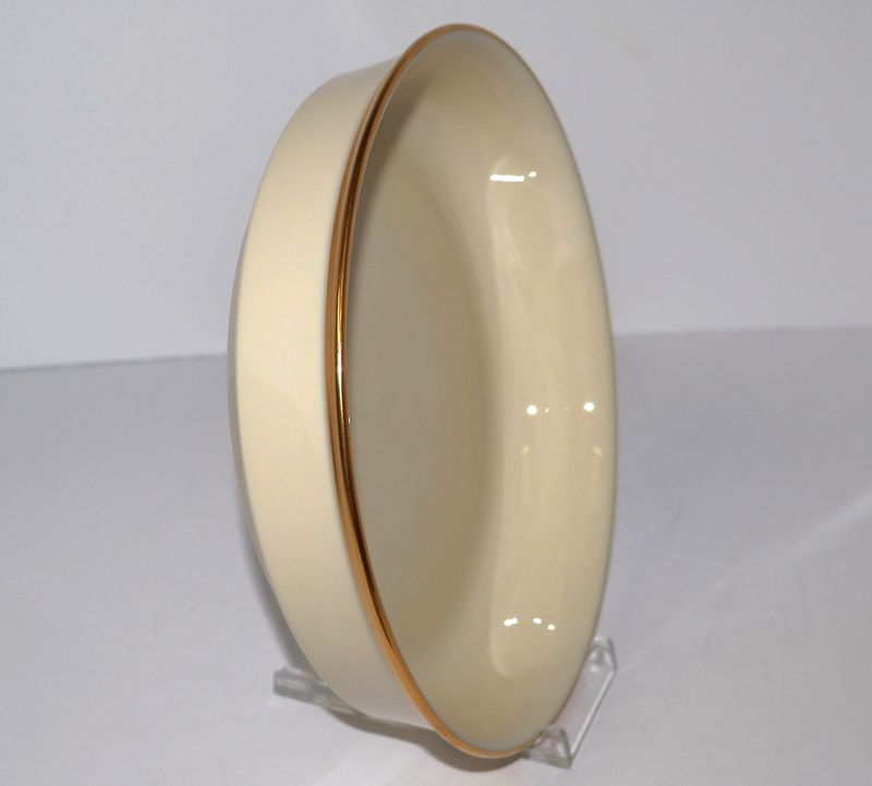 Lenox Eternal Coupe Soup Bowl – Ivory with Gold Trim – USA | Multiple Available