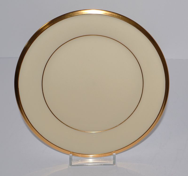Lenox Eternal Bread Plate – Ivory with Gold Trim – Made in USA | Multiple Available