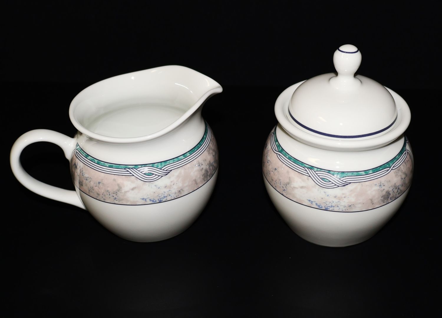 ​Lenox Key West – Casual Images Creamer &amp; Sugar Bowl with Lid | Made in Brazil