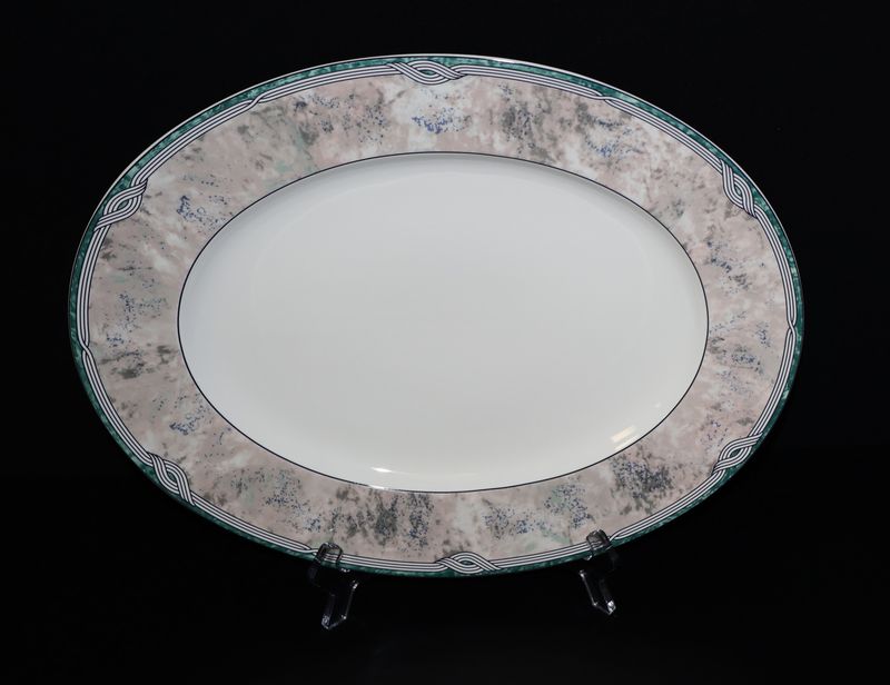 ​Lenox Key West – Casual Images 14.5&quot; Oval Serving Platter - Made in Japan