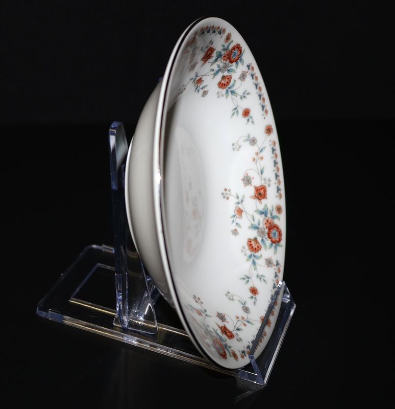 China Pearl Josephine Fruit / Dessert Bowl - Platinum Trim | Multiple Available