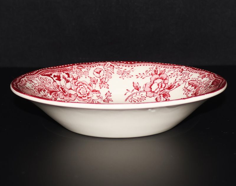 Royal Staffordshire Tonquin Red Pink Fruit / Dessert Bowl – England | Multiple Available