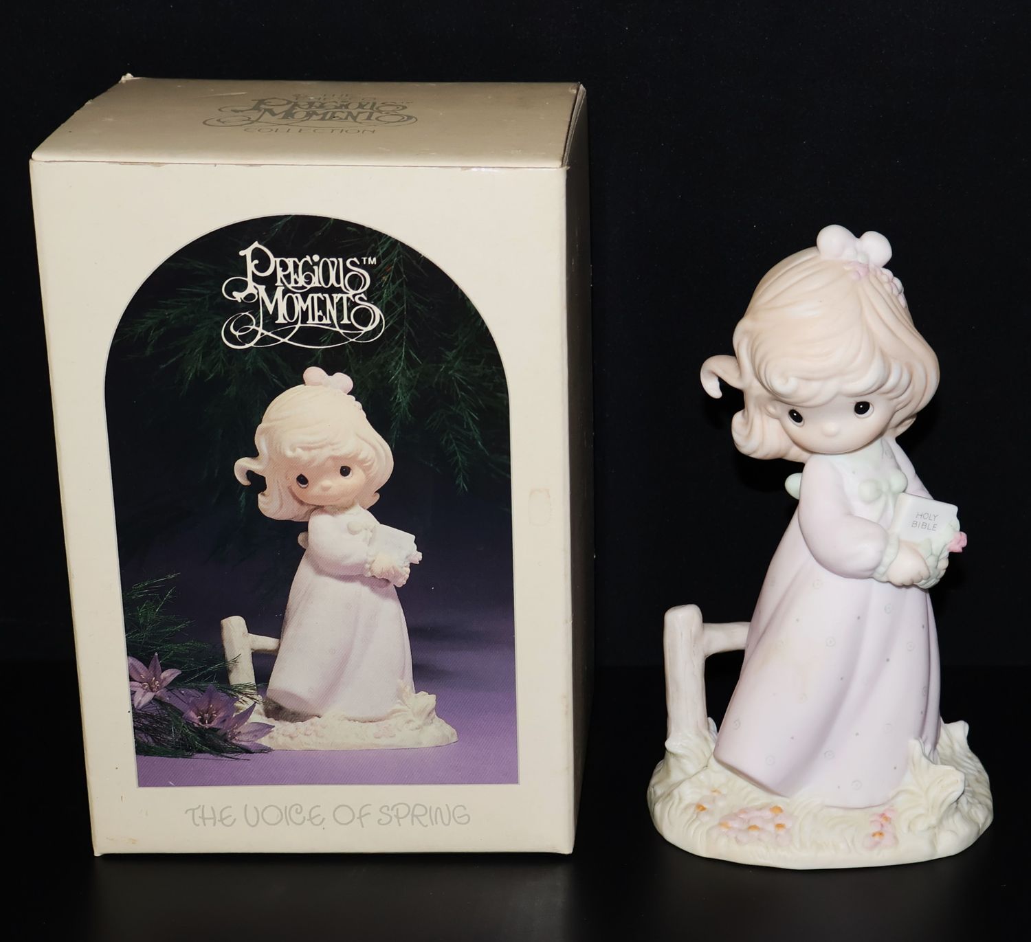Precious Moments Figurine #12068 – “The Voice of Spring” (Four Seasons Collection) with Box