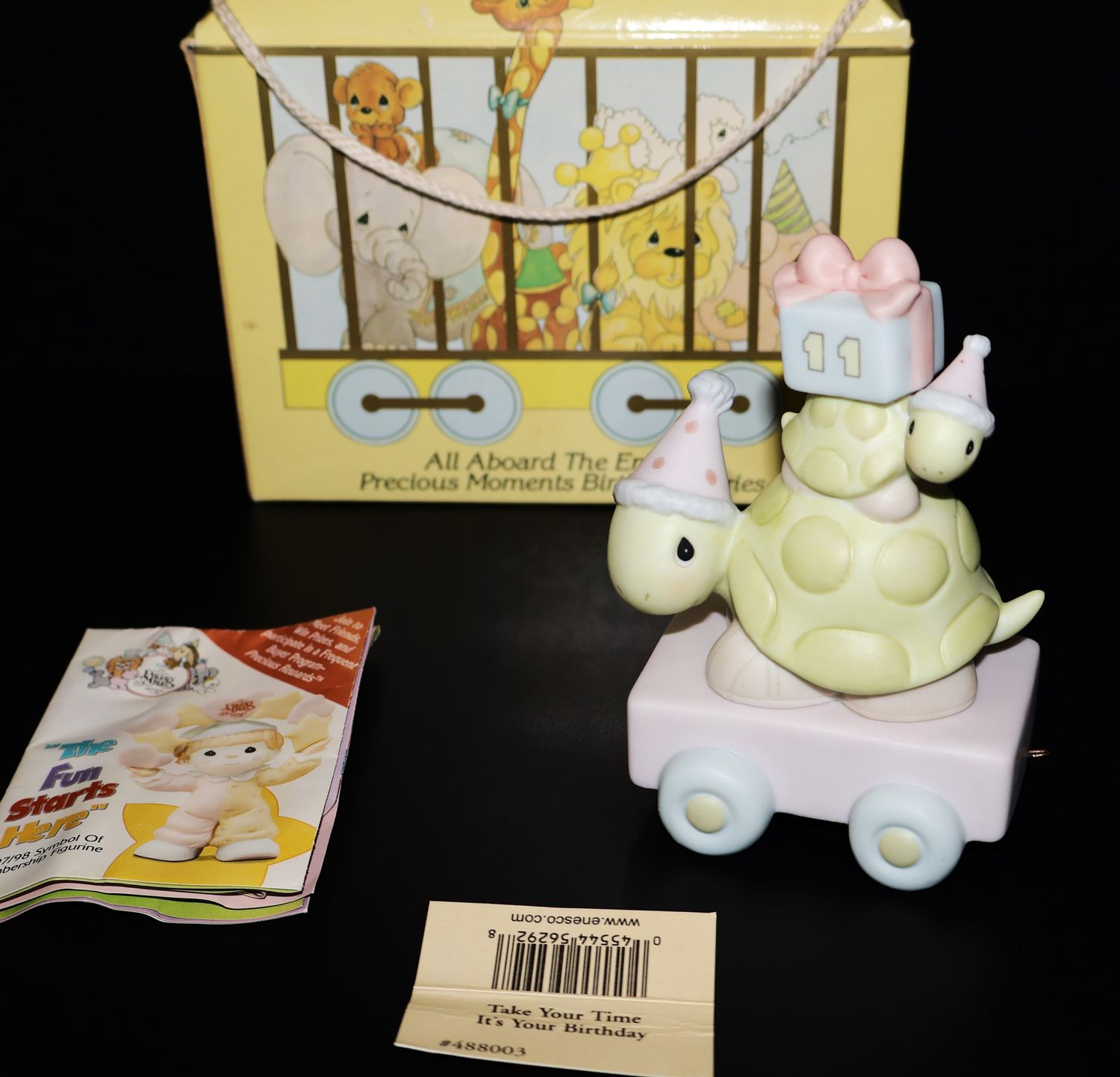 Precious Moments “Take Your Time It’s Your Birthday” Age 11 Train Figurine #488003 (with Box)