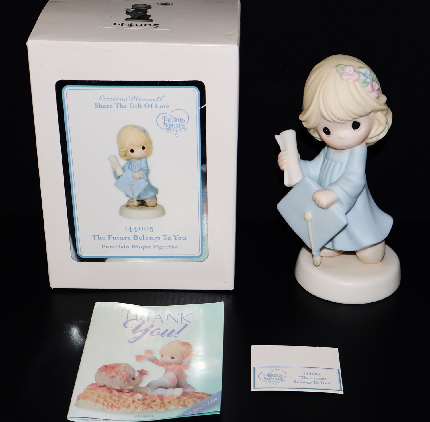 Precious Moments “Future Belongs to You” Graduation Girl Figurine (#144005) with Original Box