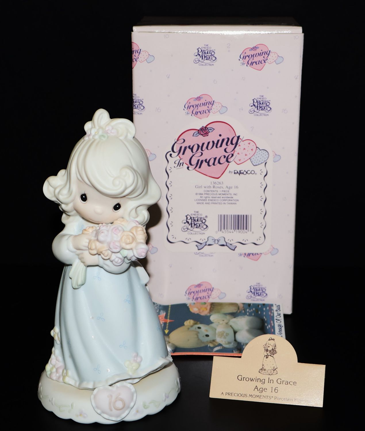 Precious Moments Growing in Grace “Age 16” Girl Figurine (#136263) with Original Box