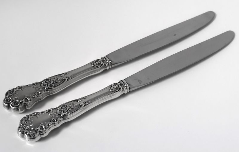 Gorham Buttercup Sterling Silver Modern Knife Set of 2 – 8 3/4" | No Monograms | Estate Silver