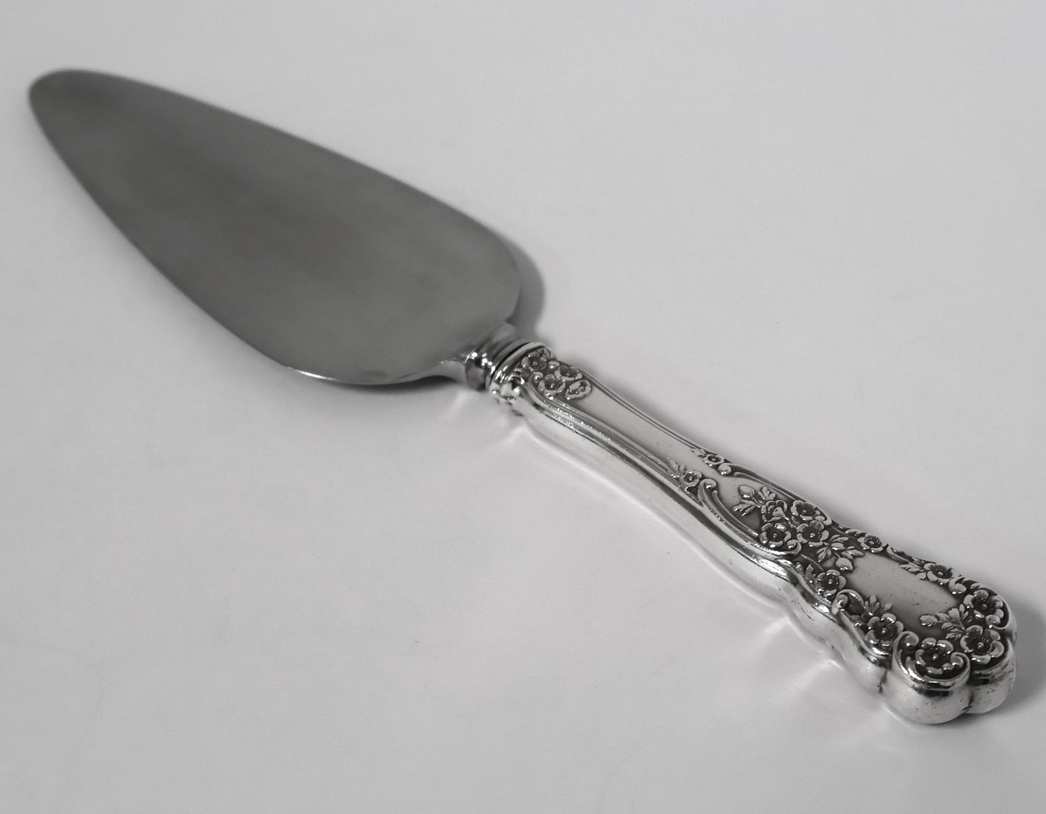 Gorham Buttercup Sterling Silver Pie Cake Server – 9 3/4&quot; – Hollow Handle – No Monogram