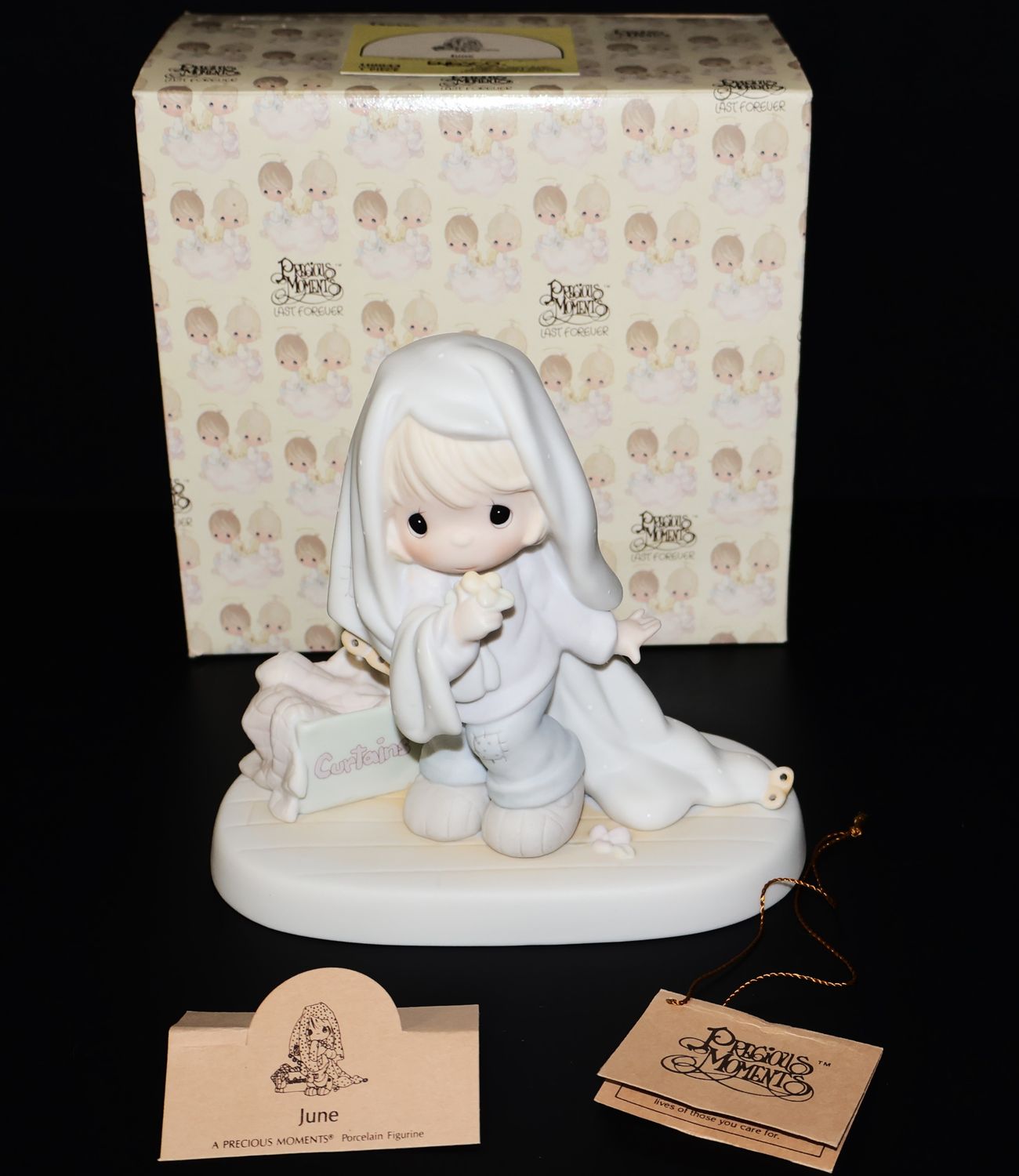 Precious Moments 1987 Figurine – “June” (110043) with Original Box