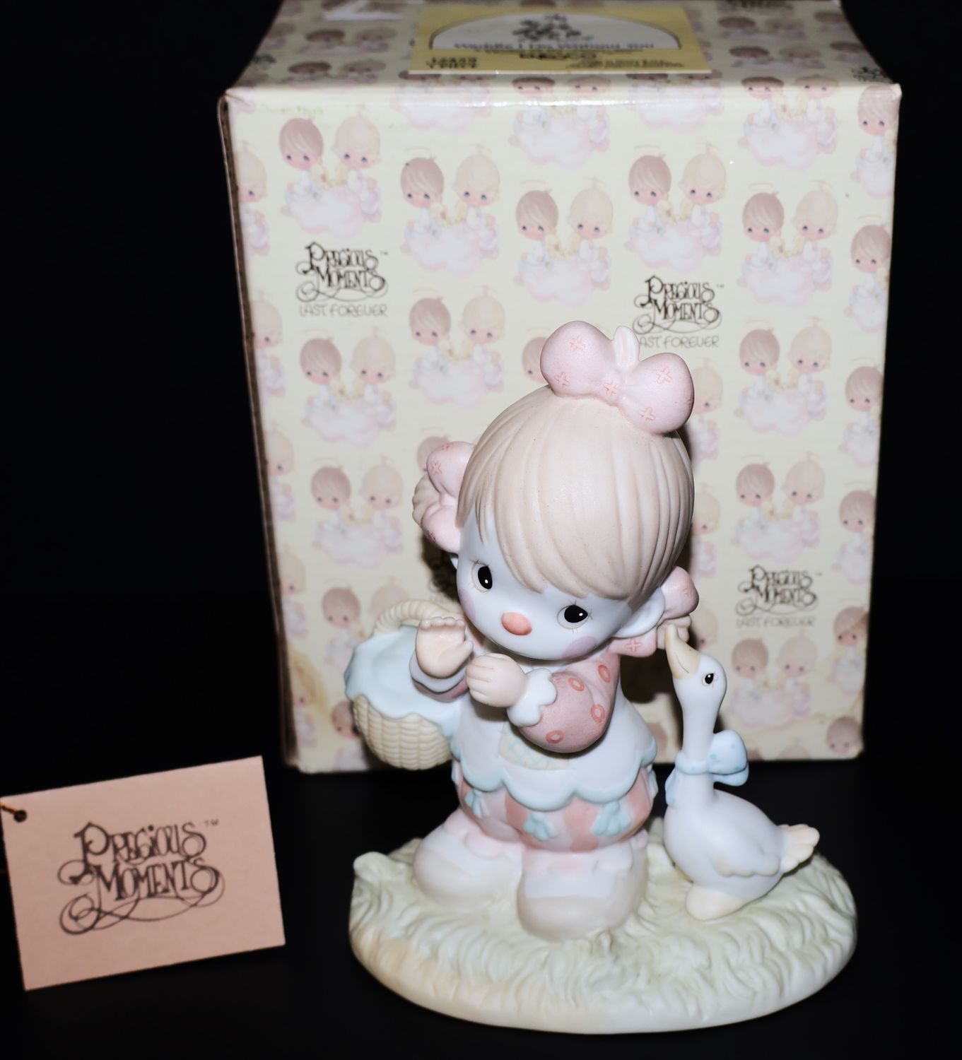 Precious Moments 1985 Figurine “Waddle I Do Without You” (12459) with Original Box