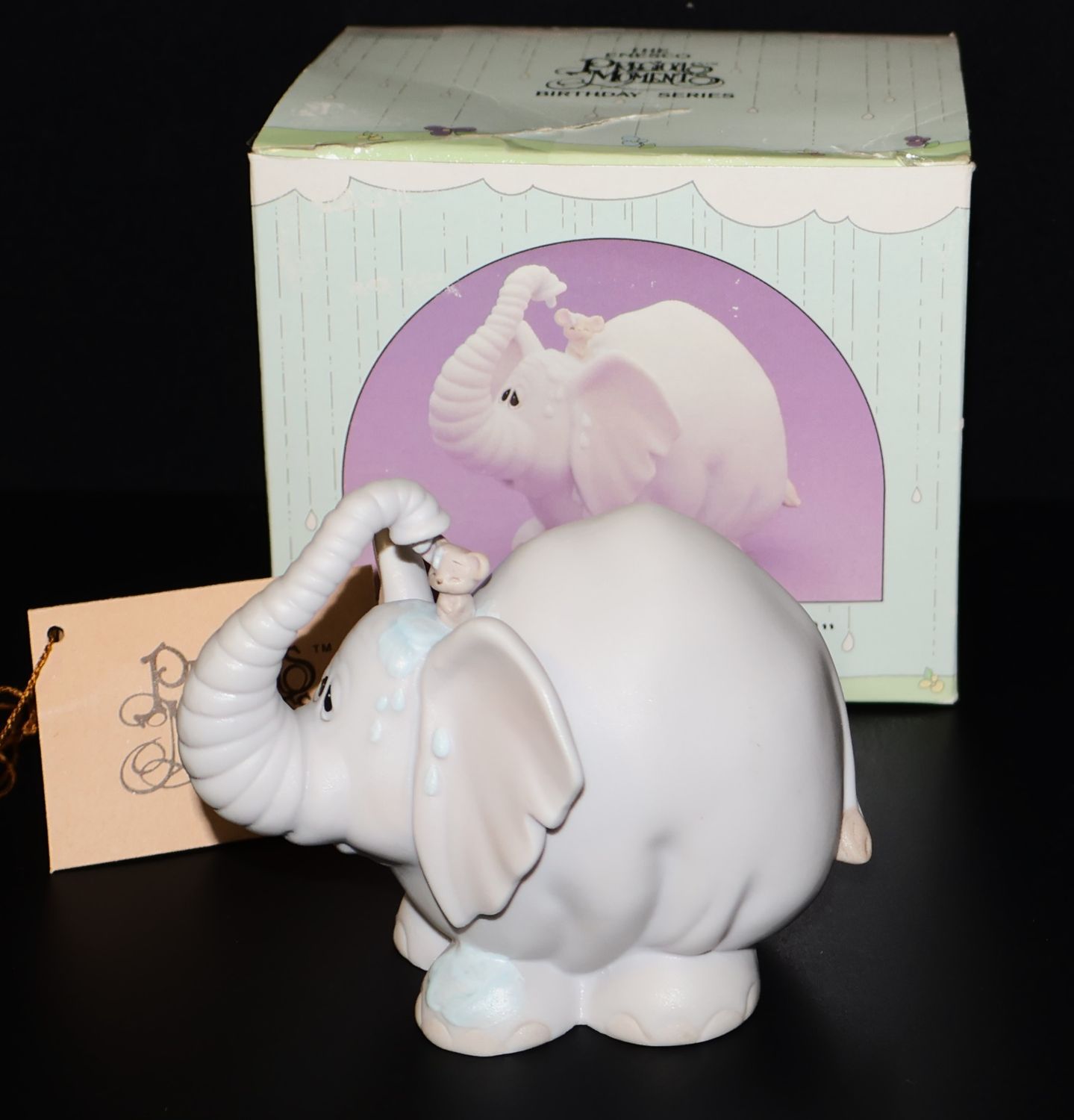 Precious Moments 1987 Figurine “Showers of Blessings” (105945) with Original Box
