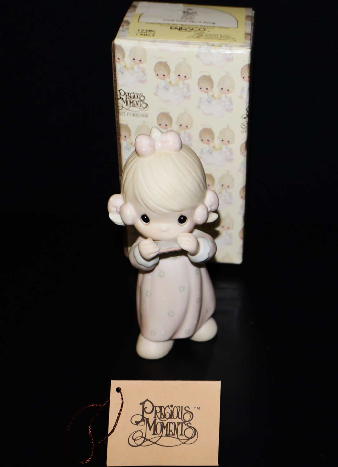 Precious Moments 1984 Figurine “Lord Give Me A Song” (12386) with Original Box