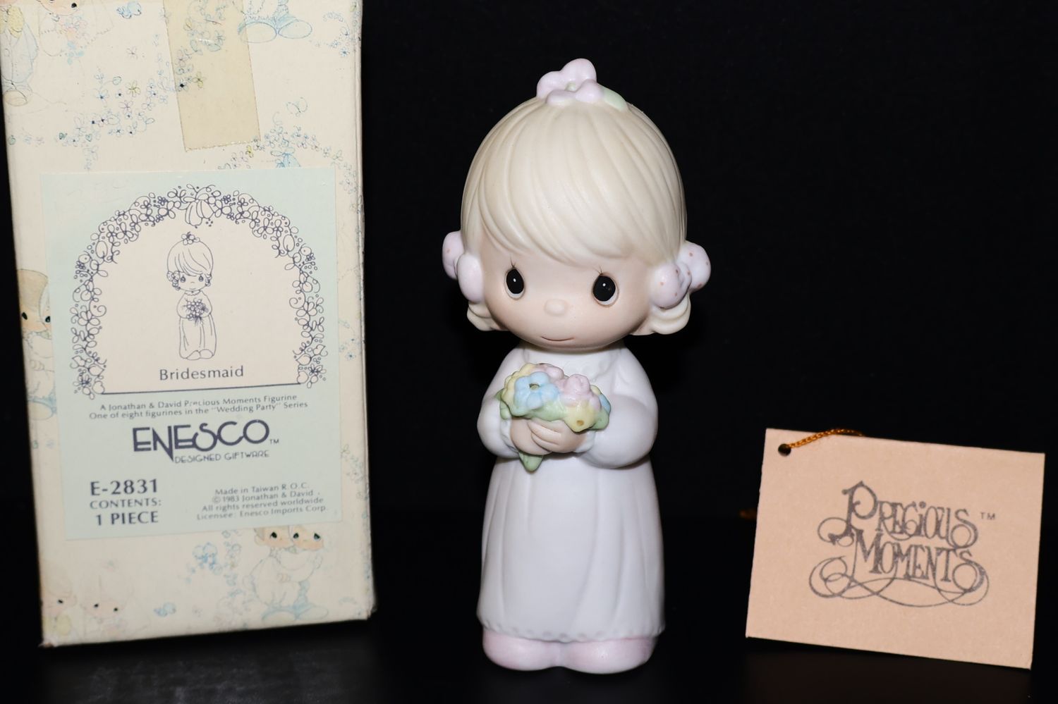Precious Moments 1983 Figurine “Bridesmaid” (E-2831) with Original Box