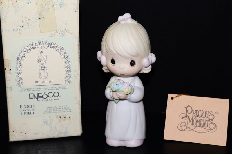 Precious Moments 1983 Figurine “Bridesmaid” (E-2831) with Original Box