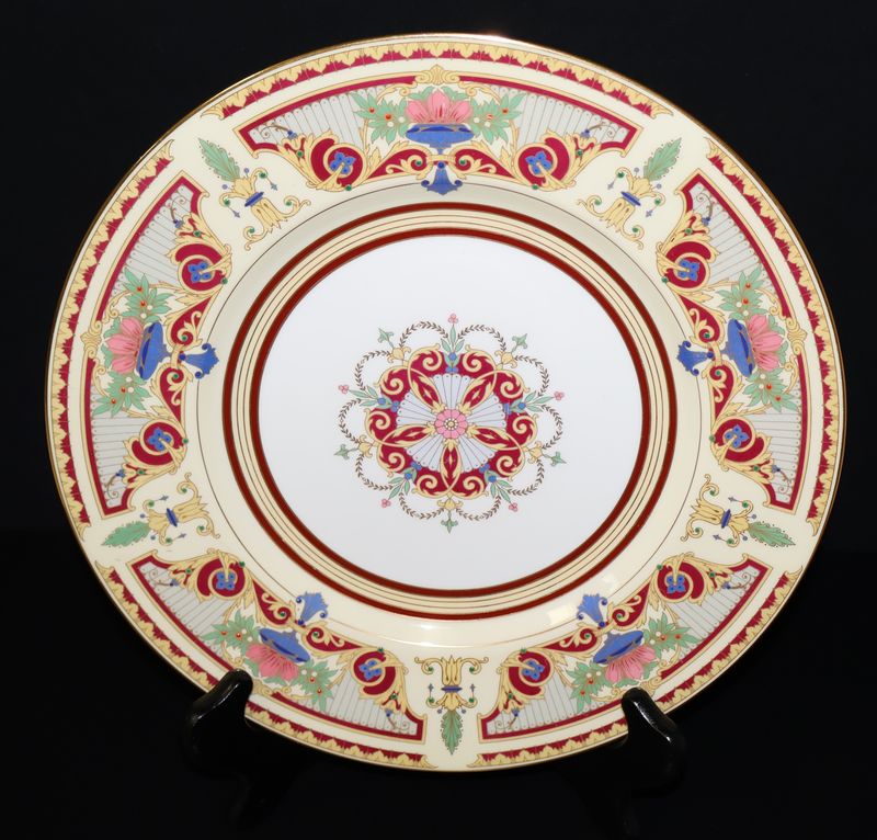 Mintons Jeweled Enameled 10 5/8" Dinner Plate – Pattern H4035 | Rare Vintage Find | Multiple Available