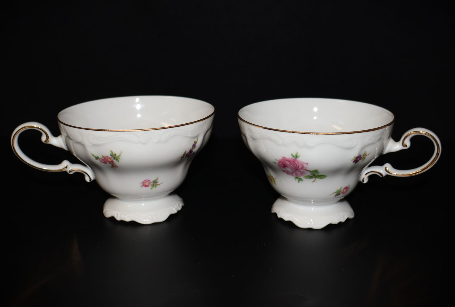 Johann Haviland Rosebud (Set of 2) Footed Cups | Multiple Sets Available