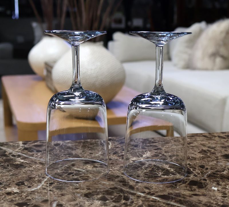 Kosta Boda King Karl Twilight Blue Wine Goblets – Set of 2 | Multiple Sets Available