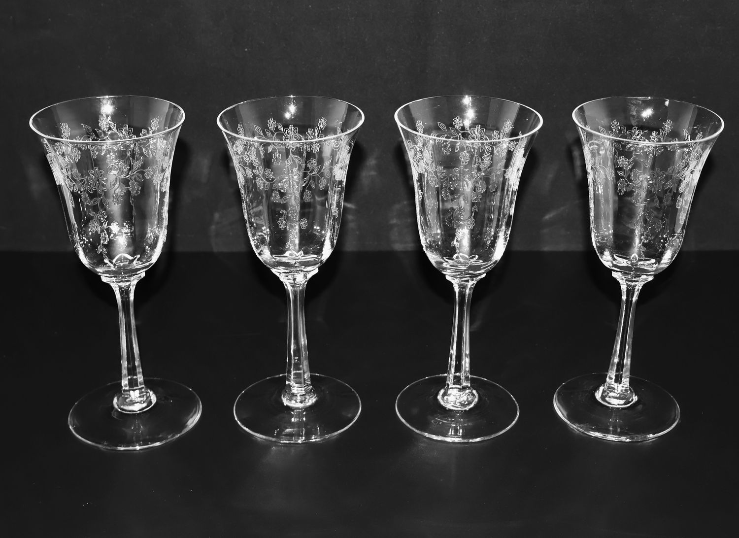 Lenox Castle Garden 6 5/8” Wine Glasses – Set of 4 | Made in the USA
