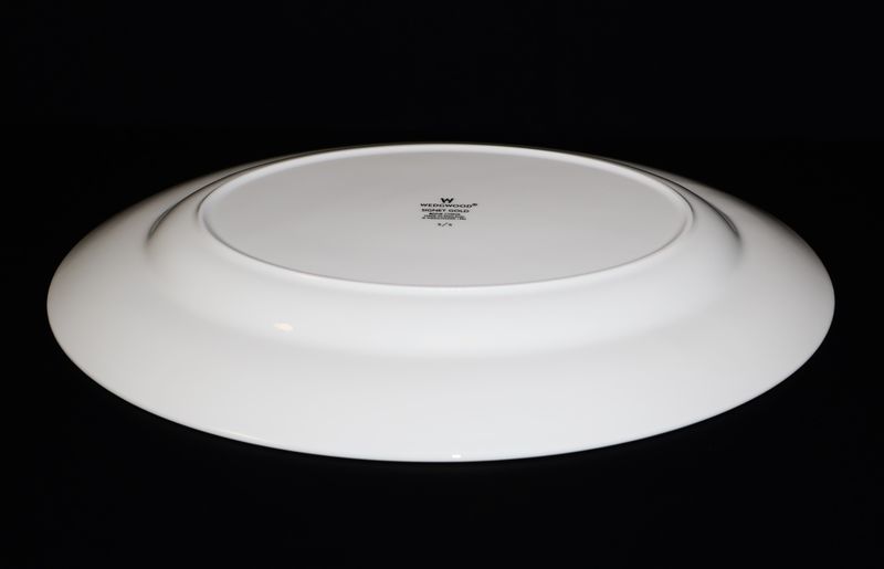 Wedgwood Signet Gold 14” Oval Serving Platter | Made in England