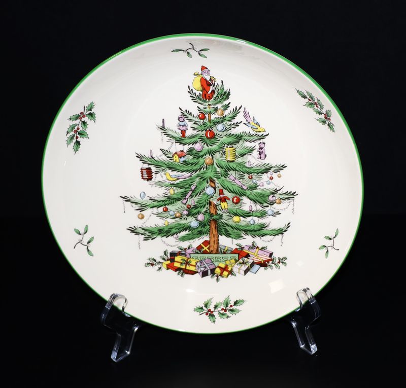 Spode Christmas Tree Round Pasta Bowl - 8 5/8” | Made in England