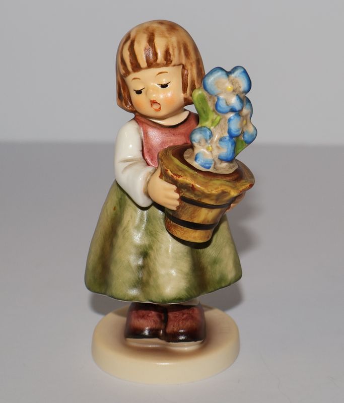 Hummel “Birthday Present” Girl with Flower Pot Figurine – TMK-7 | #341 3/0 | First Issue 1994