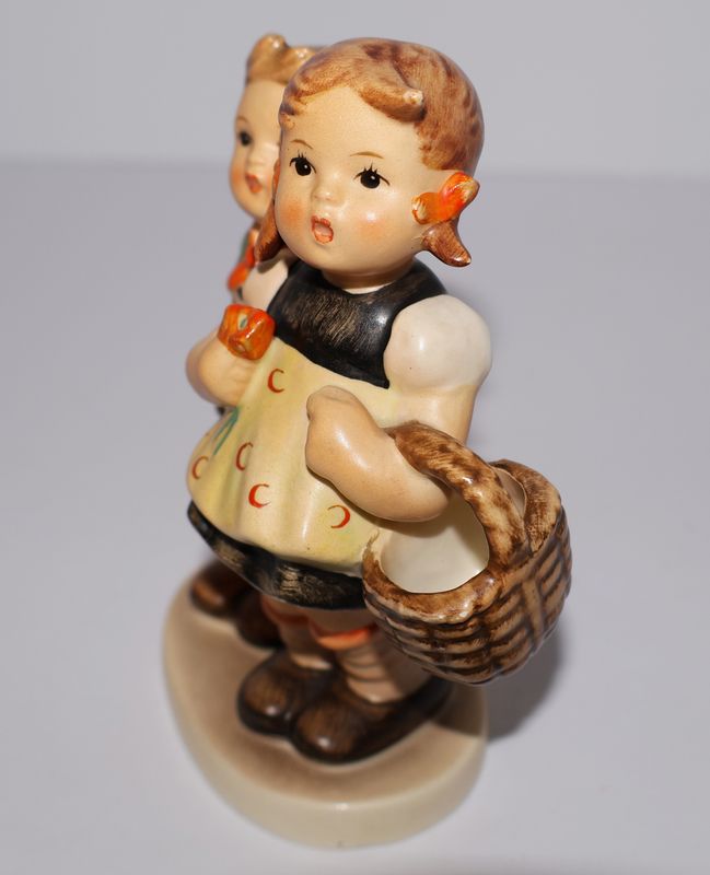 Hummel “To Market” Boy &amp; Girl with Basket Figurine – TMK-3 | Item #49 3/0 | 1960’s