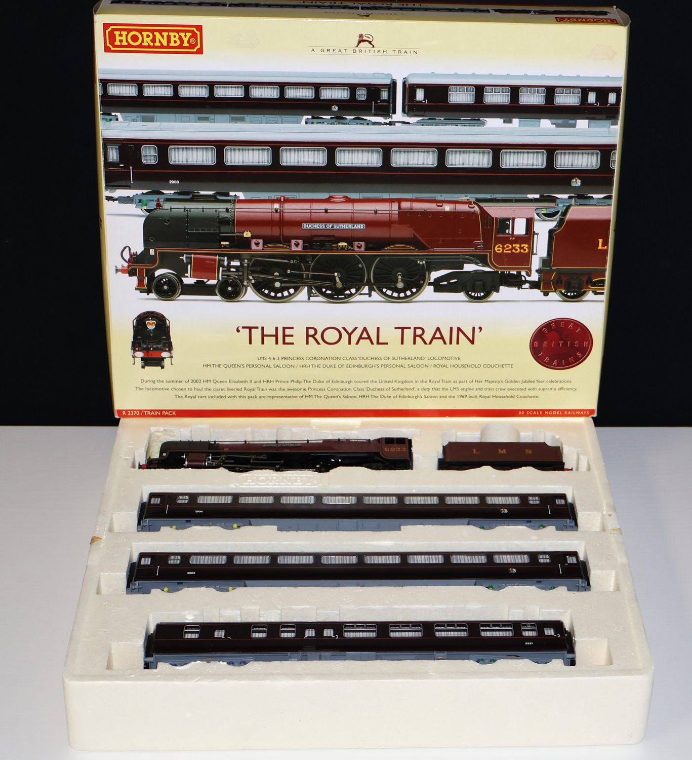 HORNBY R2370 “The Royal Train” | 00 Scale | Great British Train Pack | Original Box