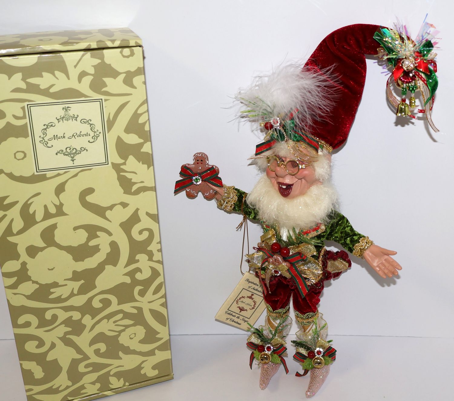 Mark Roberts Cookies &amp; Milk Elf - 11” | Item #51-44824 | Limited Edition | New in Box