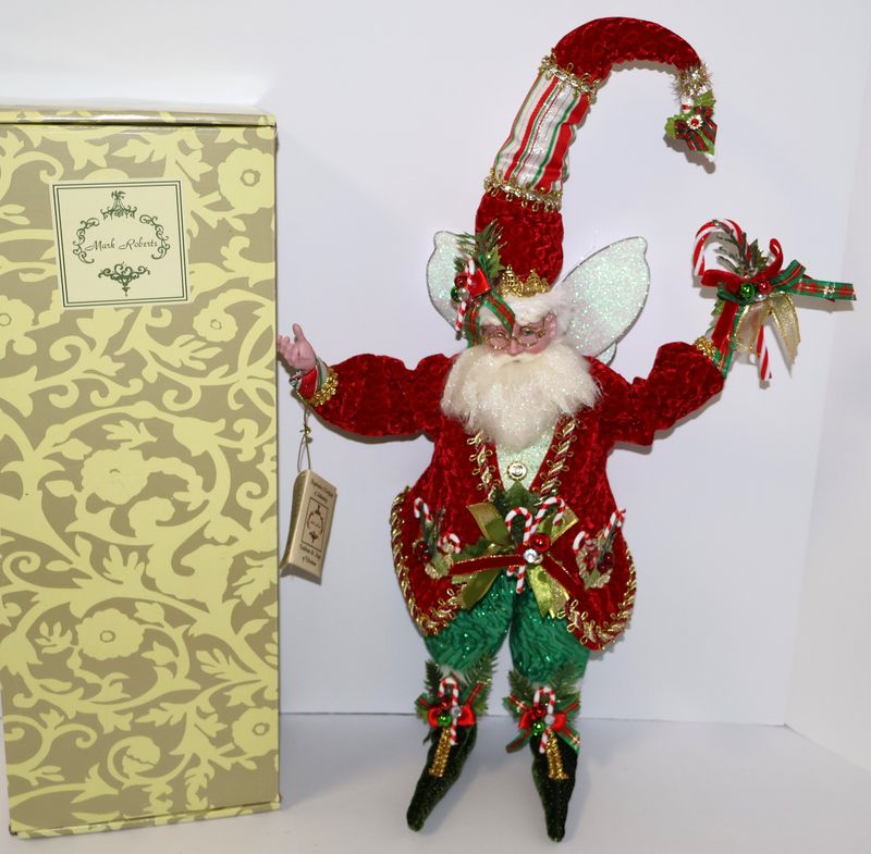 Mark Roberts Candy Cane &amp; Holly Fairy – 16.5” | Item #51-37788 | Limited Edition | New in Box