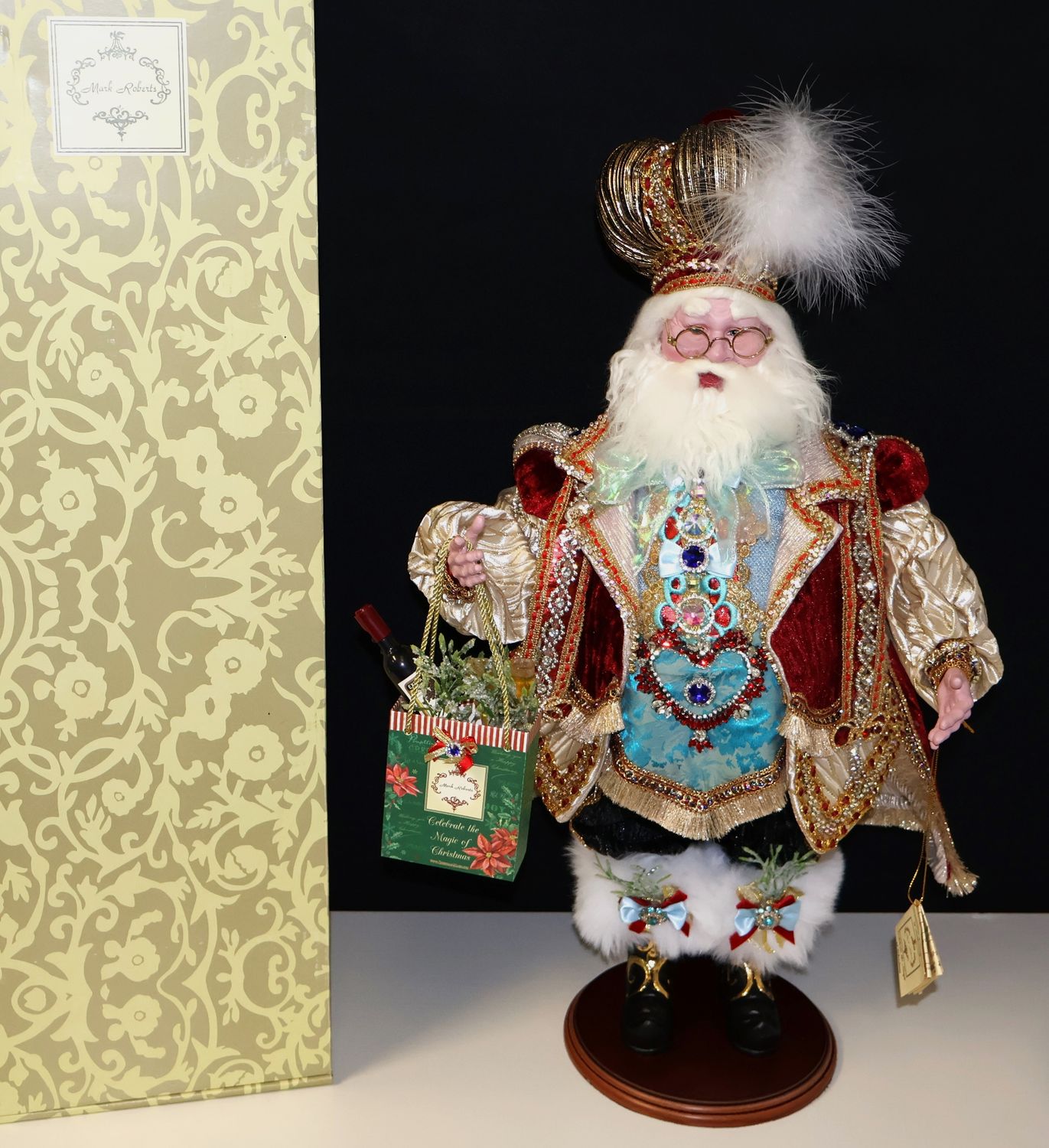 Mark Roberts Night on the Town Santa – Large 23” | Item #51-44954 | Limited Edition | New in Box