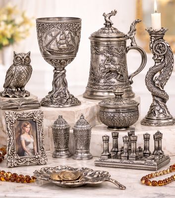 Pewter Decorative Objects