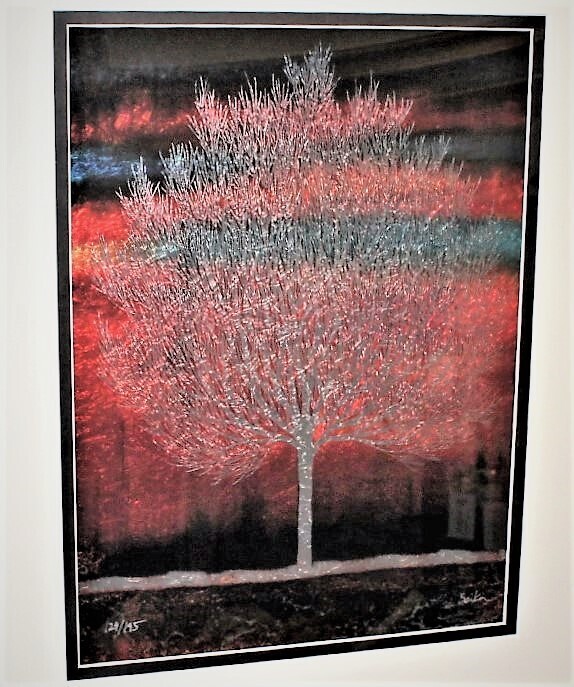 Nakisa Seika – Romantic Escape | Tree of Life Giclée on Silver Foil | Signed &amp; Numbered