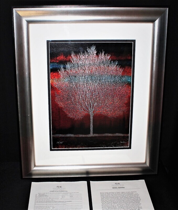 Nakisa Seika – Romantic Escape | Tree of Life Giclée on Silver Foil | Signed &amp; Numbered