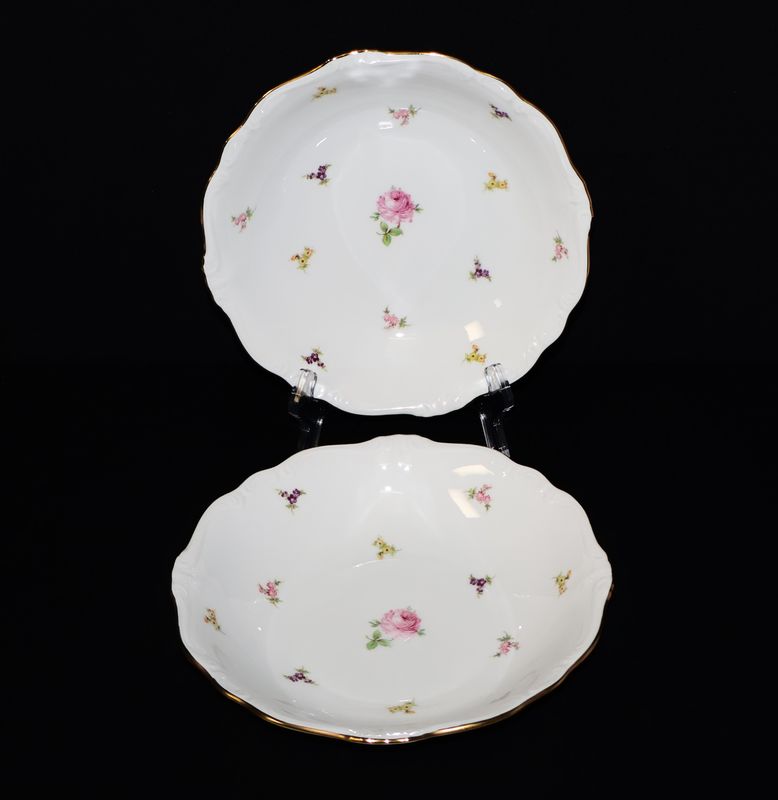 Johann Haviland Rosebud (Set of 2) Coupe Soup Bowls – 7 5/8” | Multiple Sets Available