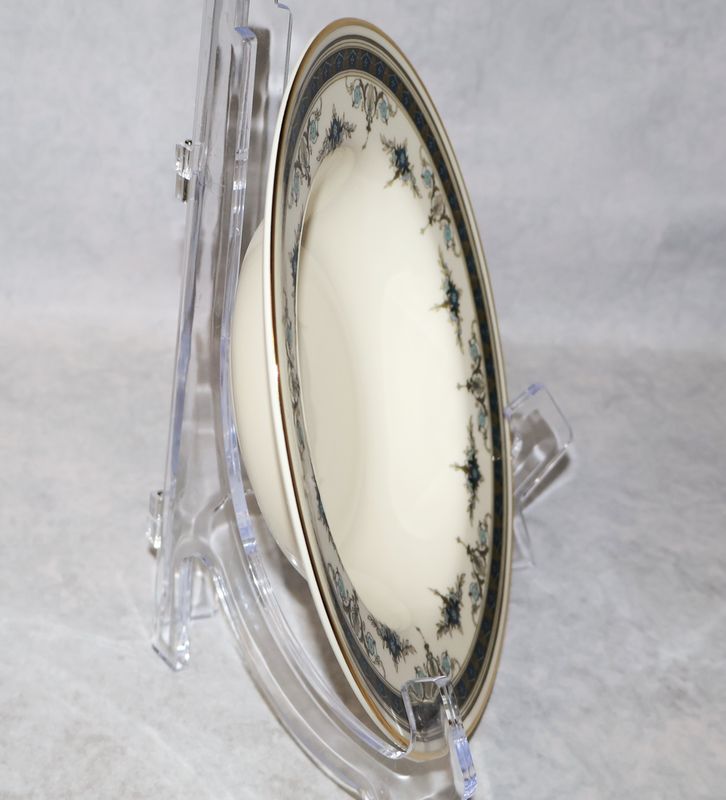 Minton Grasmere Blue Large 9” Rim Soup Bowl | Multiple Available