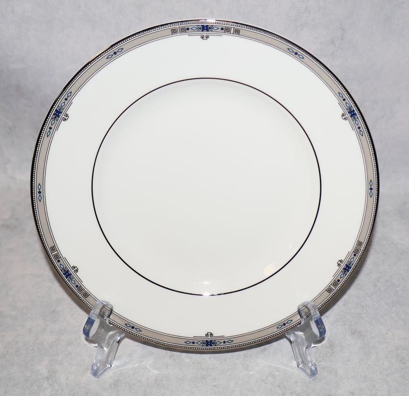 Wedgwood Amherst Platinum Trim 8 1/8” Salad Plate Bone China England – Multiple Available