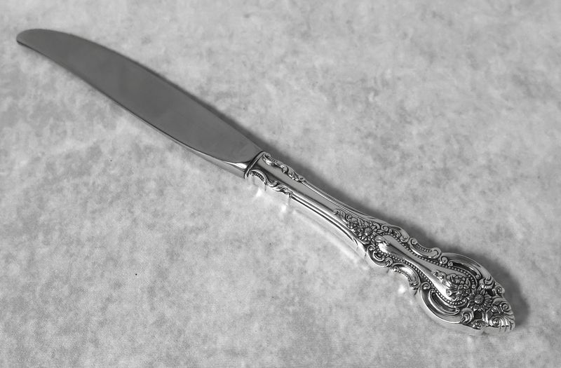 Wallace Grand Victorian Sterling Silver 9” Modern Hollow Knife – No Monogram
