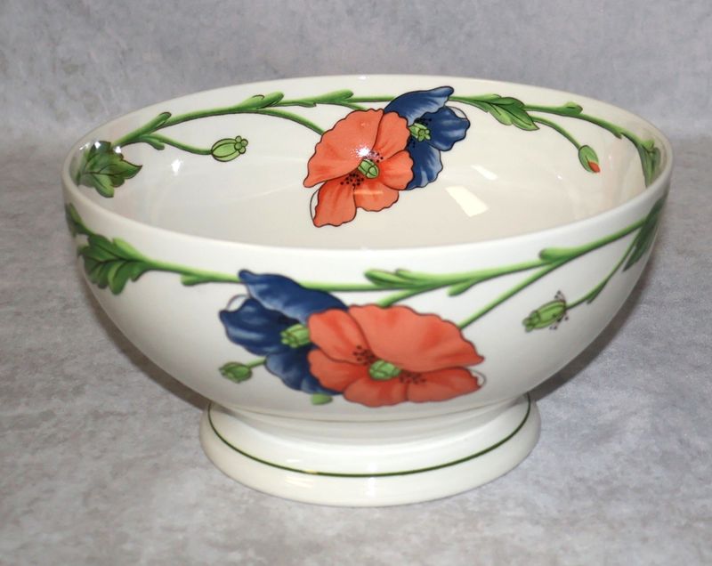 Villeroy &amp; Boch Amapola 7.5” Round Vegetable Serving Bowl – Vitro-Porcelain | W. Germany