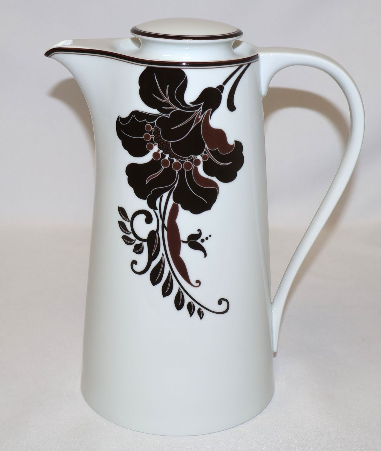 Mikasa Cocoa Blossom 7 Cup Coffee Pot with Lid SL170 Portugal